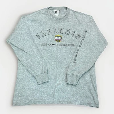 Vintage University of Illinois 2002 Nokia Sugar Bowl Long Sleeve Crew JanSport M - Image 1 of 4