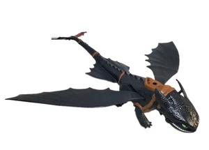 2013 How to Train Your Dragon Toothless Night Fury Action Figure 22" Wingspan! - Picture 1 of 12