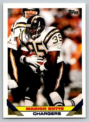 1993 Topps - Marion Butts #196 - Image 1 of 2