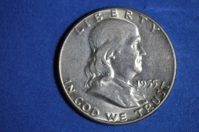 Estate Find 1955 - PROVA Franklin meio dólar!! #N07417 - Imagem 1 de 2