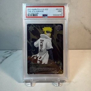 2011 Naruto CCG S22 The 4th Hokage 1st Edition Mint PSA 9 - Picture 1 of 1