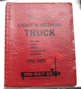 1978-1979 truck frame & wheel alignment MANUAL - Picture 1 of 5