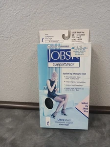 Medias Jobst de compresión suave hasta la rodilla ultra transparentes 8-15 mmhg Xsmall azul marino - Imagen 1 de 6