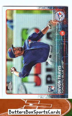 2015 Topps Chrome #184 Devon Travis Refractor - Image 1 of 2