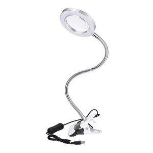 Schreibtisch Tisch Platte 8X Lupe SchöNheit Nagel Salon Tattoo Lupe Lampe L4199 - Picture 1 of 7