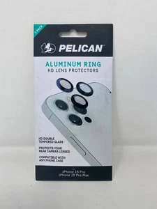 Pelican Camera Lens Protector Aluminum Rings for iPhone 15 Max Pro / 15 PRO - Picture 1 of 1