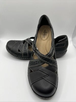 Clarks Collection Gold Ashland Spin Q punta cerrada máxima comodidad sin cordones Foto 1 de 4