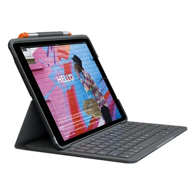 Logitech Custodia con tastiera IPAD 10.2 7TH ° 8TH ° 9TH SLIM FOLIO Graphite 920 - Immagine 1 di 4