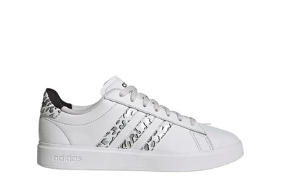 Adidas Mujer Grand Court 2.0 'Silver Leopard' Talla 7.5 NUEVO Foto 1 de 4