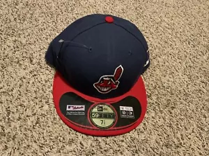 New Era MLB Cleveland Indians Post Season 2013 Fitted Hat 59FIFTY Size: 7 1/2 - Bild 1 von 5