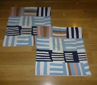 QUALITY HABITAT 60x60cm COTTEN / LINEN BLEND CUSHION COVERS - Image 1 of 4