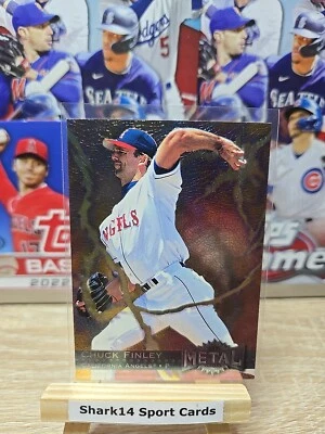 Fleer Skybox Metal Universe 1996 Chuck Finley #27 Foto 1 de 2
