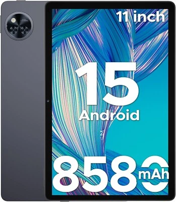 DOOGEE U11 Tablet 11 Zoll, 9GB+128GB Android 15 Tablet 8580mAh IPS HD WiFi OTG