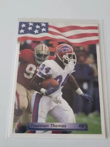 THURMAN THOMAS 1992 AW Sports Rookie #123. BILLS - Picture 1 of 2