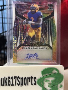 2023 Leaf Metal Israel Abanikanda Tie-Dye Prismatic Auto BA-IA1 #’d 02/04