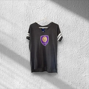 NWT Orlando City SC T-Shirt Women’s Size Large Short Sleeve MLS Soccer Shirt - Picture 1 of 6