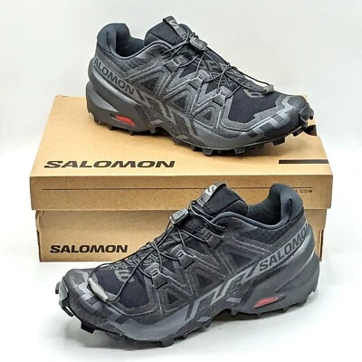 Salomon “Speedcross 6” Women’s Moderate Terrain Running Shoe [Black/Phantom] NEW - Image 1 of 4