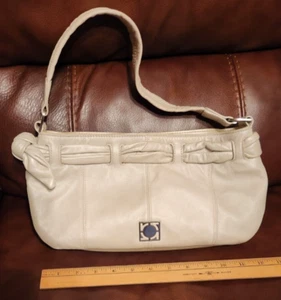 KENNETH COLE Reaction Women’s Tan Soft Leather Satchel Handbag Purse.Very Nice - Picture 1 of 5