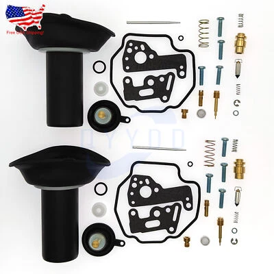 2x for Yamaha VIRAGO 535 XV535 1990-2000 Carburetor Repair Kit Plunger Diaphragm - Image 1 of 4