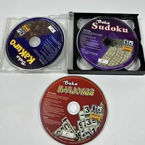 Buku Brain Blast PC CD mahjongg kakuro sudoku numbers match tiles Puzzle Game! - Picture 1 of 2