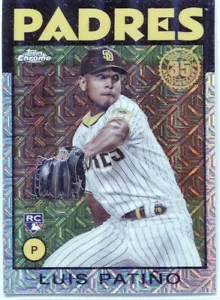 2021 Topps #86 BC-24 Luis Patiño 1986 Chrome Rookie - Bild 1 von 1