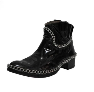 Stiefel Schuhe Stifletten We Are Replay ITALY HAND MADE 259 € Gr. 37 Neu Lack - Bild 1 von 4