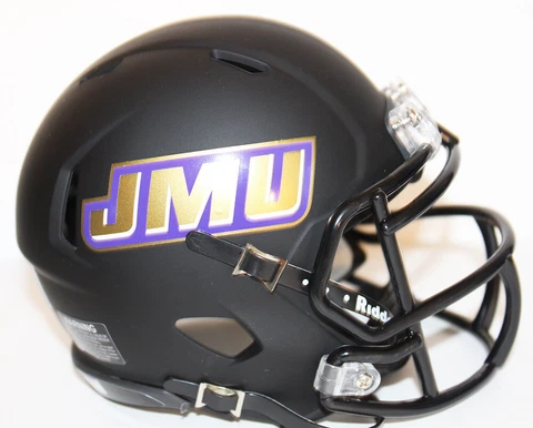 2017 JMU Dukes James Madison University Custom Riddell Mini Helmet vs Weber St Cover