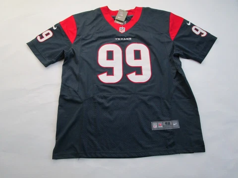 Nike On Field JJ Watt 99 Jersey Houston Texans 2011 Rookie Blue Jersey 48 Cover
