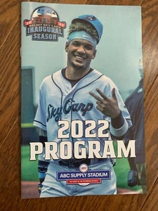Victor Mesa Jr. Beloit Sky Carp Magazine Program 2022 Inaugural Season Marlins - Picture 1 of 1