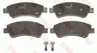 TRW Front Brake Pad Set for Citroen C2 HDi 1.4 Litre June 2006 to July 2009