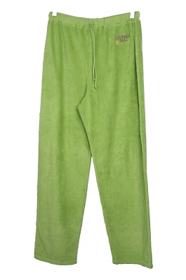 Pantalones de tela de felpa Rainforest Café vintage salón para mujer talla pequeña 28x29 verde Foto 1 de 4
