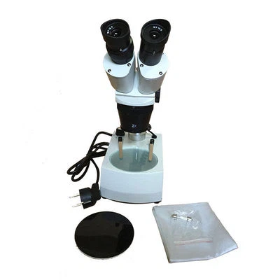 30X 60X Stereo Microscope for Repairing Cell Phone with Top and Bottom Lamp - Image 1 of 4
