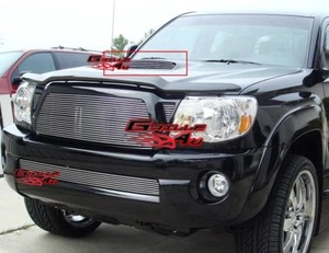 Fits 2005-2011 Toyota Tacoma TRD Sport Hood Scoop Chrome Billet Grill Insert - Picture 1 of 3