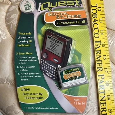 Leap Frog New - iQUEST Social Studies Grades 6 - 8 Social Studies  Cartridge - Image 1 of 4