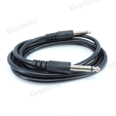 6.5 6.35mm jack male to 6.35 male speaker Audio Cable For Guitar Amplifier 1/4 - Image 1 of 4