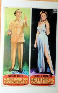 Woody Allen signed 007 Casino Royale 11x17 poster Rare - Photo Proof - Picture 1 of 3