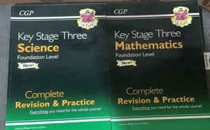KS3 CGP Science & Maths Collection Revision & Practice (Foundation Level) - Picture 1 of 1