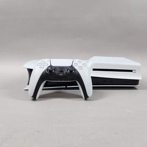 Consola de juegos Sony PlayStation 5 Slim Disc Edition 1 TB blanca sistema CFI-2015 - Imagen 1 de 11