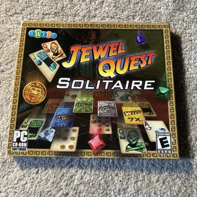 Jewel Quest Solitaire PC Game Disc Is NMint D19 - Image 1 of 4