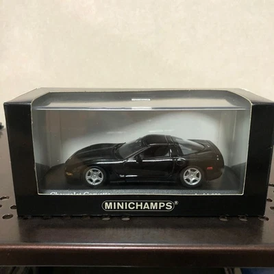 Modellino auto Minichamps 1/43 Chevrolet Corvette 1997 nero pressofuso da col... - Immagine 1 di 4
