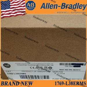 New Sealed NEW AB 1769-L38ERMS Compact GuardLogix CPU Free Shipping US - Picture 1 of 9