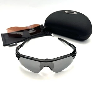 NEW Oakley Radarlock Path Polished Black Iridium Polarized VR28 Black OO9181-12 - Picture 1 of 12