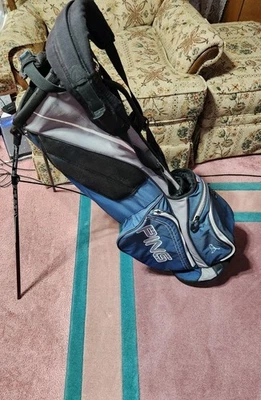 PING 4 СЕРИИ СИНИЙ И СЕРЫЙ СТОЙКА НЕСТИ ГОЛЬФ СУМКА-4 РАЗДЕЛИТЕЛЬ - Изображение 1 из 4