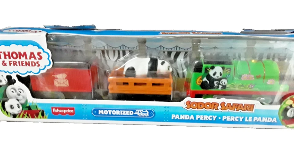 ¡NUEVO! Thomas & Friends Sodor Safari Panda Percy TrackMaster vagones de tren motorizados Foto 1 de 1