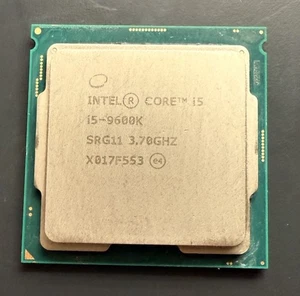 Procesor procesora Intel Core i5-9600k 3,70 GHz ze zintegrowaną grafiką i wentylatorem chłodzącym - Zdjęcie 1 z 5
