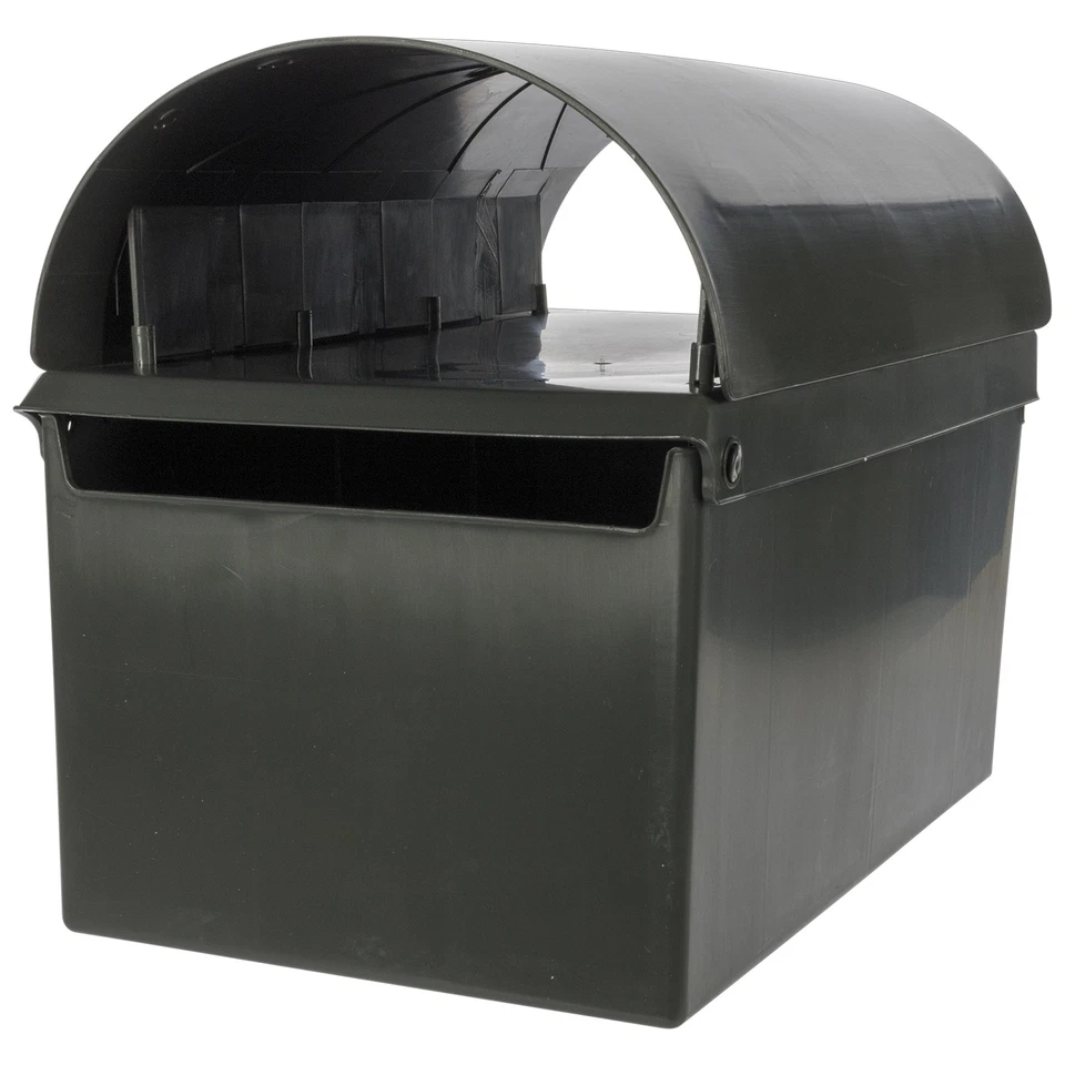 HomeLeisure Small Charcoal Paterson Post Letterbox - Image 1 of 1