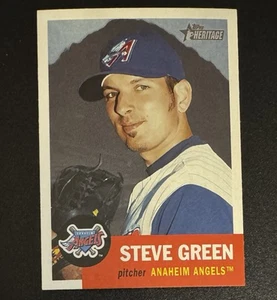 Steve Green 2002 Topps Heritage SP #400 - Anaheim Angels - Picture 1 of 2