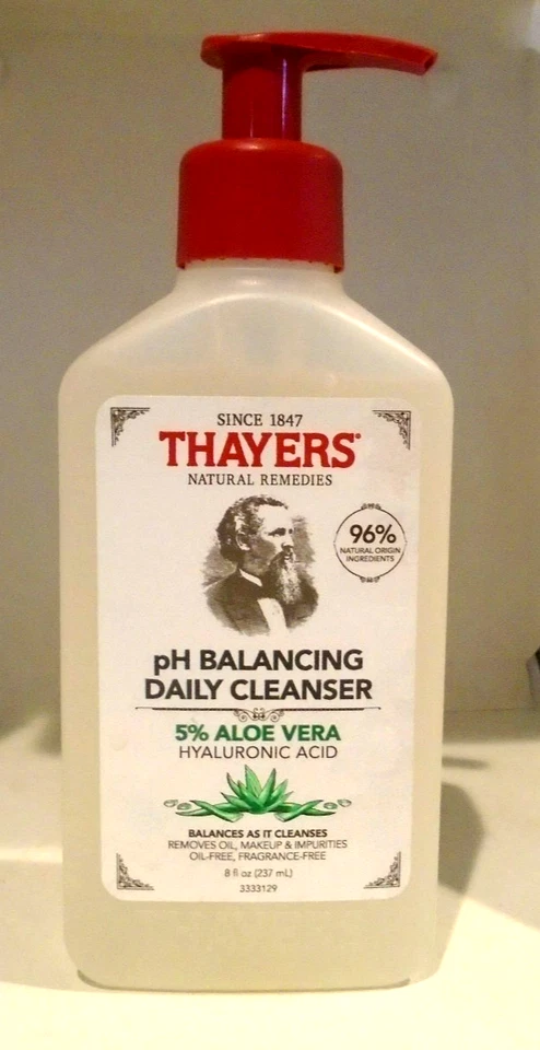 Thayers pH Balancing Daily Face Cleanser 5% Aloe Vera Hyaluronic Acid 8 FL Oz. - Image 1 of 2