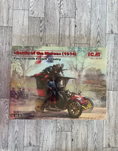 ICM - "Battle of the Marine" (1914) Taxi car with French Infantry - 1/35 - 35660 - Picture 1 of 4