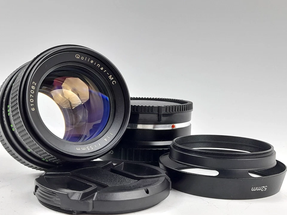 Rollei Rolleinar MC F 1,4/55mm #6107082 Rollei QBM mount Sony E NEX adapter - Image 1 of 4